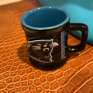 Carolina Panthers glass cup